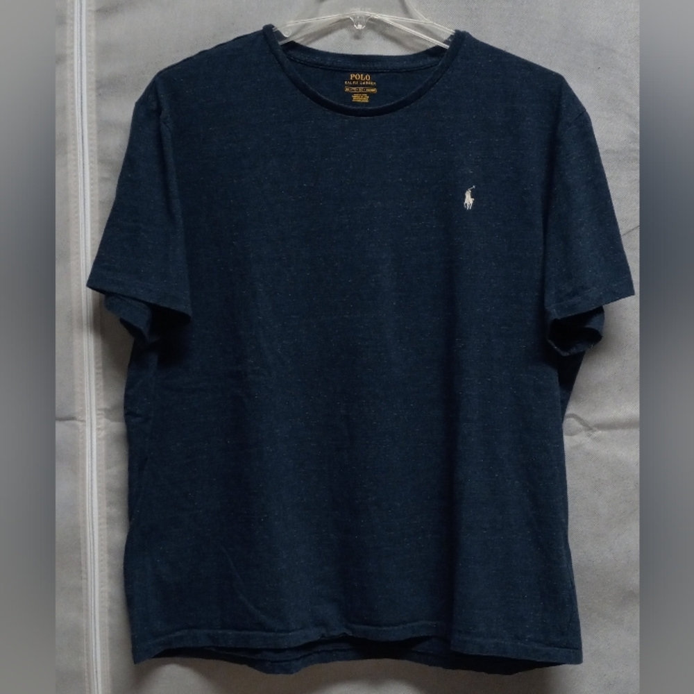 Polo by Ralph Lauren Men's Heather Navy T-Shirt - XXL